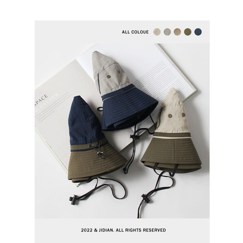 Sombrero de cubo con cordón de algodón al por mayor